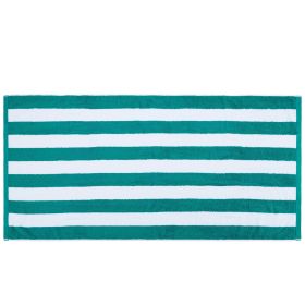 Beach Towel, 4 Pack Oversized Beach Towels, 30 x 60 in Cabana Striped Large Pool Towel, 100% Cotton Soft and Quickly Dry Thick Swimming Towels