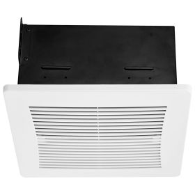 Bathroom Exhaust Fan, 50-80-110 CFM Bathroom Vent, Low-Noise, Premium Motor Ceiling Fan, Standard 4-inch Duct Interface for Laundry Room, Storage