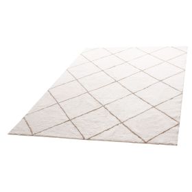Indoor Plush Area Rugs, 8 x 10 ft Plush Carpet, Area Rugs Furry with Long Plushs Pile, Thick & Durable High-Pile Rug for High-Traffic Areas, Bedr