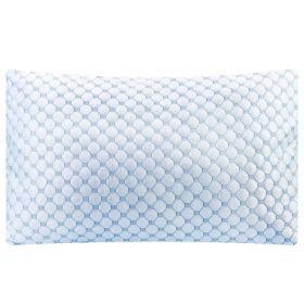 Bed Pillows Cooling Memory Foam Pillow Ventilated With Cooling Gel Infused Memory Foam Heat Reducing Cooling Fiber Breathable Machine Washable (Option: King 1Pc)